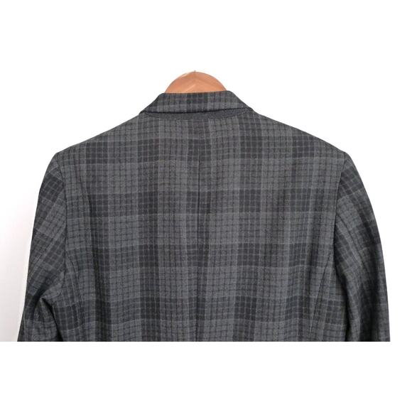 VINCE Plaid Italian Wool Felt Blazer Sport Coat Two Button Saks 36 $645 - Picture 6 of 9